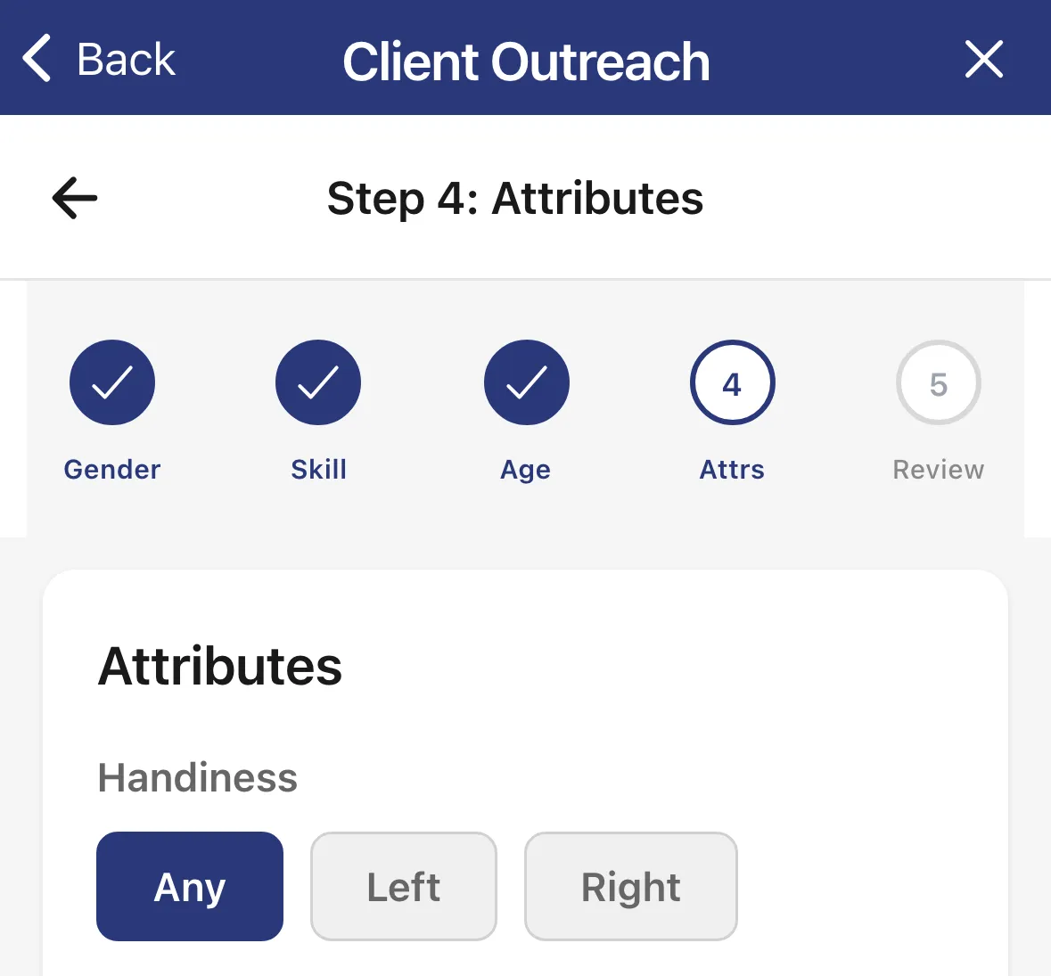 Step 4, Attributes and the other filters